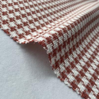 China Other new fashion in-stock yarn dyed stretch polyester fabric dobby woven fabric viscous stocklot for sale