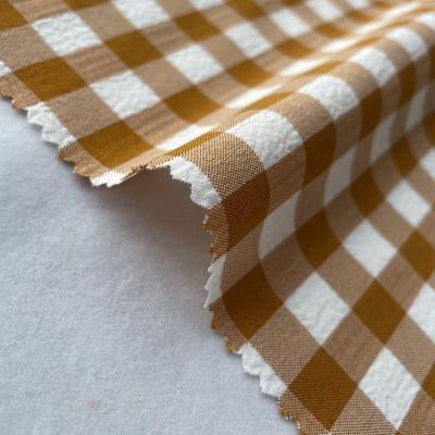 China Other In Stock Yarn Dyed Bubble Control Polyester Spandex Woven Fabric For Sale for sale