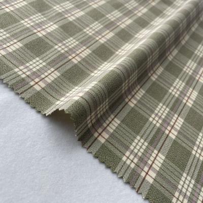 China Other factory ready made yarn dyed check rayon/polyester spandex wholesale fabric for sale for sale