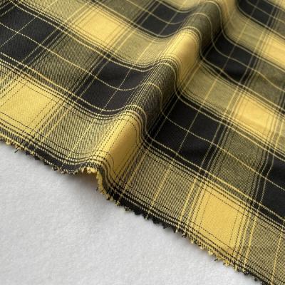 China Other new design in-stock twill cotton stretch yarn dyed check fabric manufacturer for sale