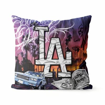 China PORTABLE Popular Digital Printing Pillow Decorative Cushion Cover For Home Decor for sale