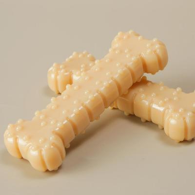 China Viable Dog Treat Durable Dog Chew Bone Toy For Aggressive Chewers 5.9in Peanut Flavor 1pc for sale