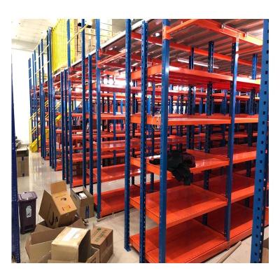 China Corrosion Protection Garage Storage Long Span Shelf Racking With Heavy Duty Panel for sale