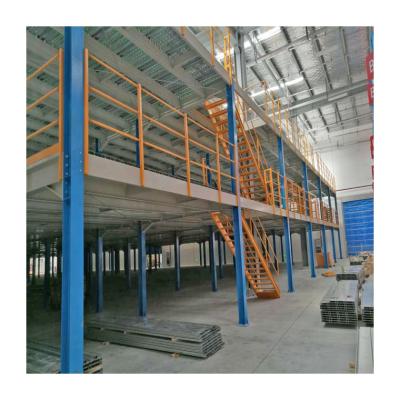 China Corrosion protection warehouse mezzanines and industrial steel work platforms for sale