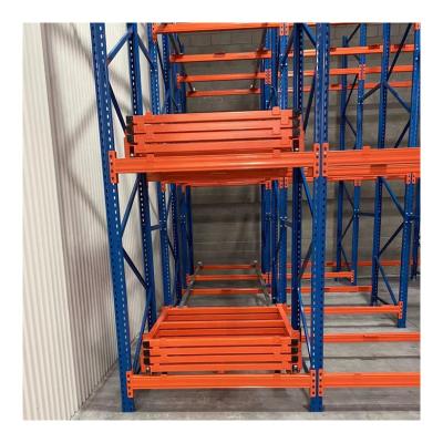 China High Quality Heavy Duty Corrosion Protection Warehouse Push Back Pallet Racking System For IBC Containers for sale