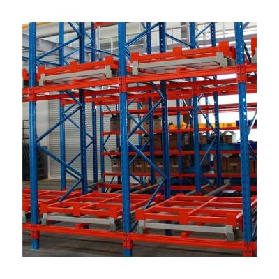 China Professional Supply Heavy Duty Corrosion Protection Racking For Push Back Pallet for sale