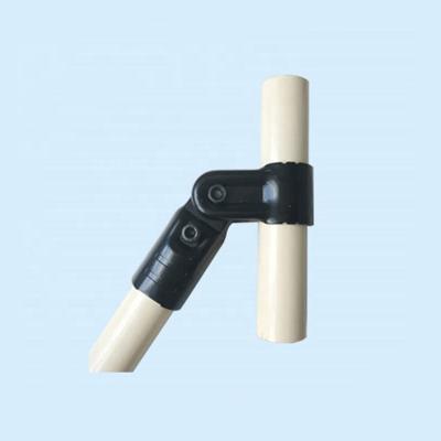 China Black Corrosion Protection Pipe Fittings Metal Pipe Joint For Lean Pipe Rack System for sale