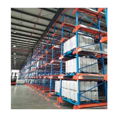 China Corrosion Protection Heavy Duty Radio Shuttle Rack For Stacking Pallet Frames for sale