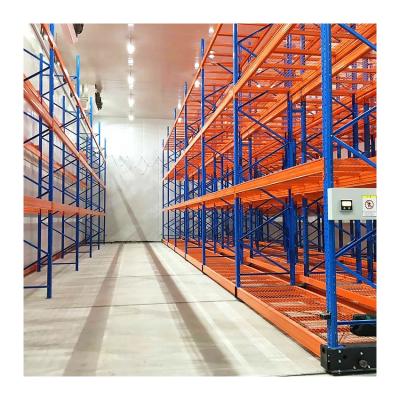 China Conventional Electric Mobile Heavy Duty Rack Motor Control Pallet Rack / Mobile Electricity Shelving System For Warehouse Pallet Storage for sale