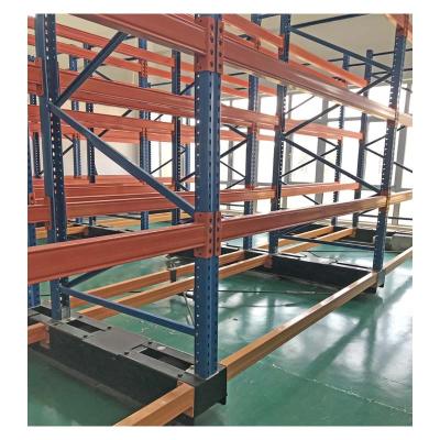 China Conventional Rack Warehouse Mobile Electric Pallet Racks Exquisite Mobile Racks Storage Mobile Rack for sale