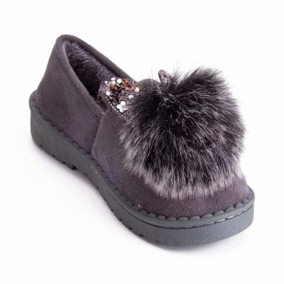 China Tomentum Shoes New Flat Home Slippers Women Winter Indoor Shoes for sale