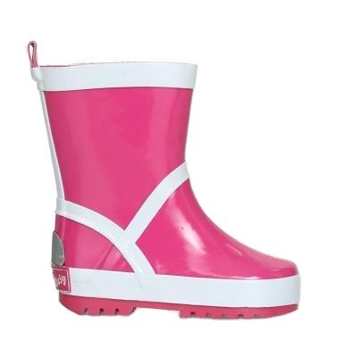 China 2021 Wholesale Hot Selling Light Weight Single Color Toddler Booties Kids Waterproof Rubber Boots for sale