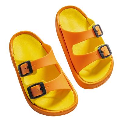 China Flatbed 2021 Best Selling Soft Comfortable Non-slip Children Bathroom Kids Casual Sandals Beach Slippers for sale