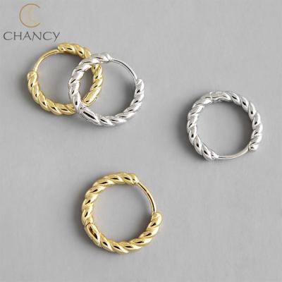 China INS Simple Round Mini Gold Filled Hoop Earrings From Risky Eco-Friendly 925 Sterling Silver Earrings For Fashion Girl for sale