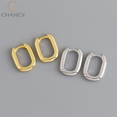 China Eco - Friendly Risky 18K Gold Plated s925 Sterling Silver Hoop Earrings for sale