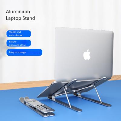 China (Size) 2022 New Folding Mini Portable Alloy Foldable Notebook Laptop Height Adjustable Stand 7 Speed ​​Aluminum Stand Holder for sale