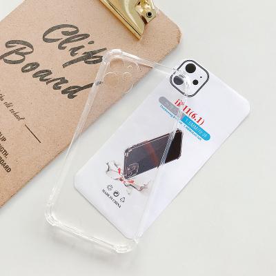 China High Quality Anti-fall TPU Soft Transparent Case For Iphones Shockproof Clear Back Cover Case For Iphone 7 7S 8 8S X XR 11 12 13 pro for sale