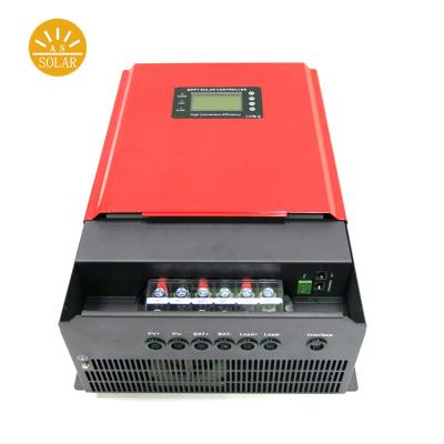 China Solar system controller 96V 192V 240V 384V 80A 100A High definition lcd display charge controller solar mppt kit for sale