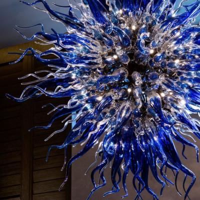 China Modern Design Large Murano Glass Chandelier Contemporary Ceiling Pendant for Banquet Hall Chandeliers Lights for sale