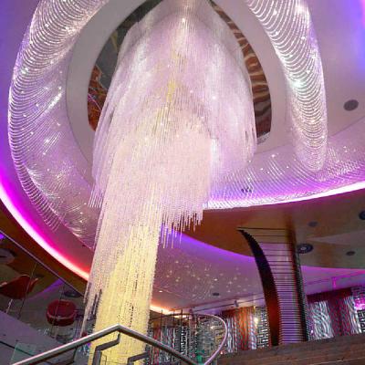 China House GuZhen Fashion Oriental Decoration Large Long Indoor Chandeliers Lighting For Hotel for sale