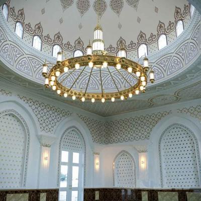 China Customization Extra Large Temple Traditional Style Mosque Indoor Lighting Chandelier for sale