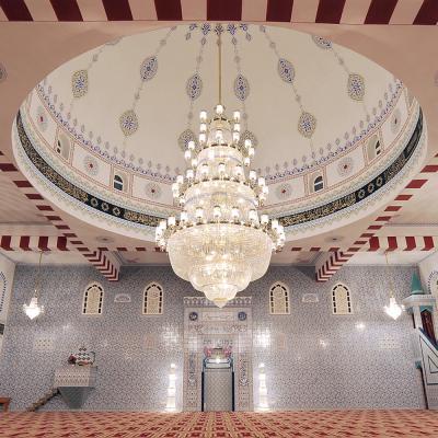 China House Customized 4 Layer Luxury Crystal Chandelier In Mosque Church for sale