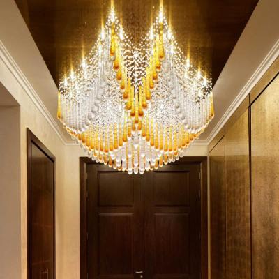 China HOTEL Chandelier Gold Cheap Blown Blow Morden Guangzhou Art Glass for sale