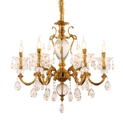 China Contemporary Wholesale Italy Design Luxury Modern Brass Gold Crystal Krystal Ceiling Mounted Chandelier Lighting for Living Room for sale