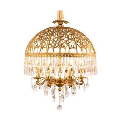 China 2021 Asfour Contemporary High Quality Luxury Copper Brass Crystal Chandeliers for sale