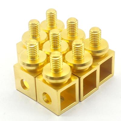 China Micro Machining Brass Precision Turned Parts 6061 6063 Aluminum Mechanical Parts for sale