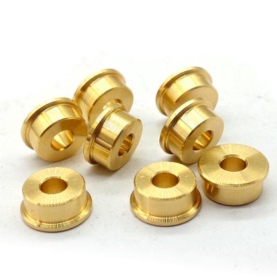 Cina Copper Spacer Bushing Gold Brass Bearing Bushing Resistenza alla corrosione in vendita