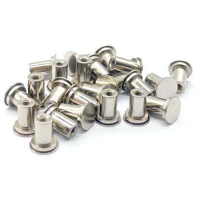 China Stainless Steel Flat Head Rivets Semi Tubular Pan Head Rivets Anodized for sale