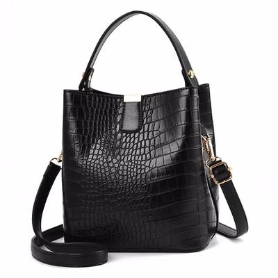 China 2022 New Fashion Shoulder Bags Cross - Body Women Bags Messenger Lady Alligator Pattern Bucket Handbags for sale