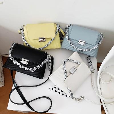 China Wholesale 2022 Fashion Women Chain Handbags Bag Shoulder Ladies Handbag Luxury Sling Sling Bags For Ladies Women for sale