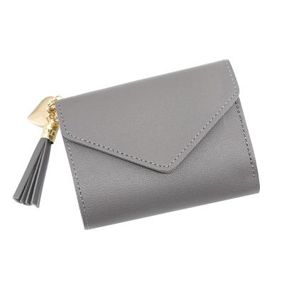 China New Fashion Design PU Double Zipper Woman Wallets For Women Card Holders Trendy Wallet for sale