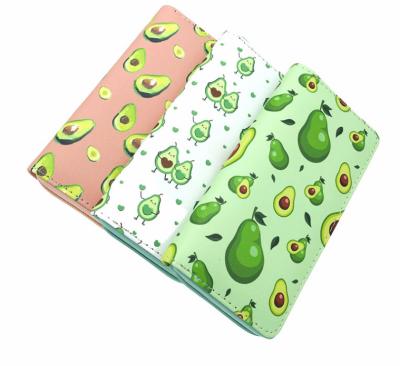 China 2021 New Fashion AVOCADO PU Wallet CUTE Student Money Clip for sale