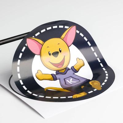 China Manufacturers Custom Waterproof Custom Cartoon Epoxy Label Adhesive Label PP Decorative Stickers for sale