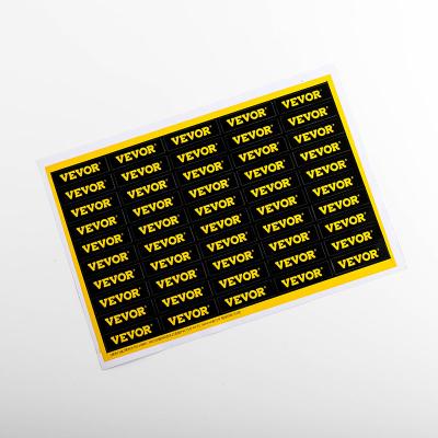 China 2021 High Quality Custom Gold Sticker Waterproof Adhesive Self Adhesive Widely Used Labels for sale