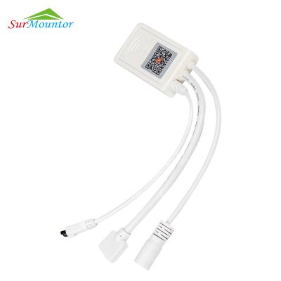 China IOS /Android DC12-24V Smart LED Strip Light RGB WW Controller For House Hotel LED Alexa for sale