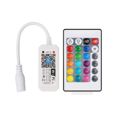 China LED Strip/Other Lights 24V 100W WiFi LED Constant Wireless RGB Controller 24 Keys Voltage Remote Dimmer For LED Strip for sale