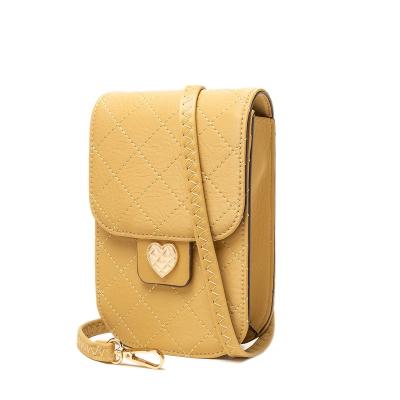 China PRETTYZYS New Style Partysu Sling Shoulder Bag High Quality Casual PU Card Holder Mobile Phone Vertical Bag for sale