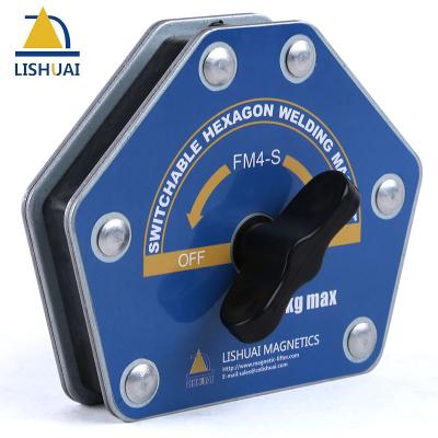 China LISHUAI Positioner High Quality Switchable Multi-angle Welding Magnetic Holder / On/Off Hex Welding Magnet Used As FM4 Welding Tools for sale