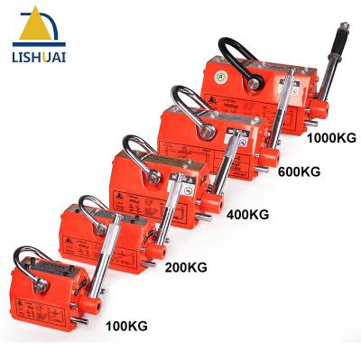 China Building Material Stores (15 Years+) LISHUAI CE Certified Steel Plate Permanent Magnetic Lifter/Lifting Magnet Factory For Round Steel With OEM Service for sale