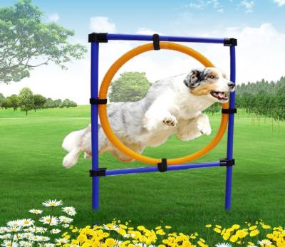 China Sustainable Dog Agility Training Set Pet Training Jump Hurdle Bar Perfamence Training Equipment Set With Carrying Case for sale