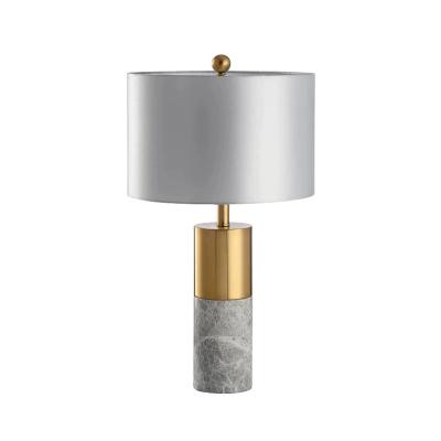 China Lighting Functions Led Creative Light Modern Minimalist Bedroom Bedside Marble Table Lamp Living Room Marble Table Lamp for sale