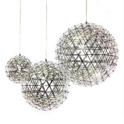 China Zhongshan Post-modern Lighting Starry Pattern Room Wholesale LED Sparkle Fireworks Ball Chandelier Stainless Steel Chandelier for sale