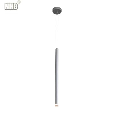 China Contemporary Nordic Modern Cylinder Tube Chandelier Living Room Bedroom Luxury Minimalist Led Pendant Light for sale