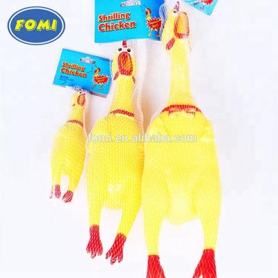 China Viable High Quality Novelty Plastic Chicken Chicken Pet Toy for sale