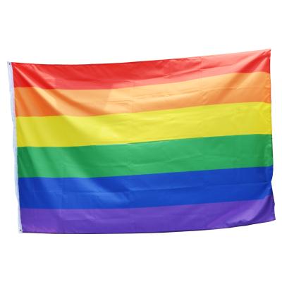 China Outdoor Full Size Strong Color Stability For 3x5 Pride Flag Rainbow LGBT Flag Genderqueer Flags, Banners for sale