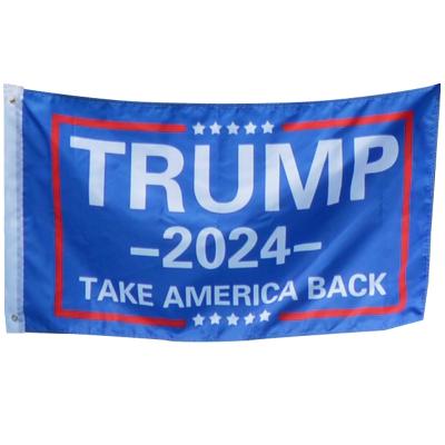 China Strong Color Stability Trump Won Flag 3x5 FT Factory Price Stock Custom Flag Take Back America Trump Flags for sale